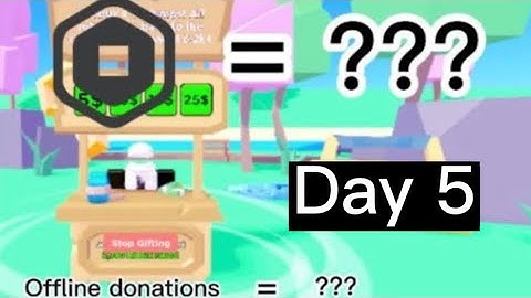 Checking my offline donations - day 5 | Pls donate