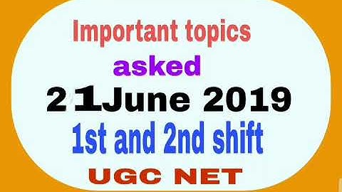 #ugcnet #ntanet.  21 June 2019...ugc nta net paper review...Kya questions aye the ..full analysis