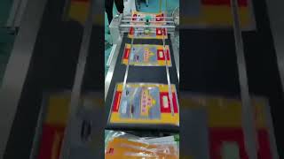 Bag paging for labeling process #machine #factoryproducts #factory #cleanerfillingmachine#copper#cnc