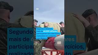 Rússia faz exercício militar com arsenal nuclear #shorts