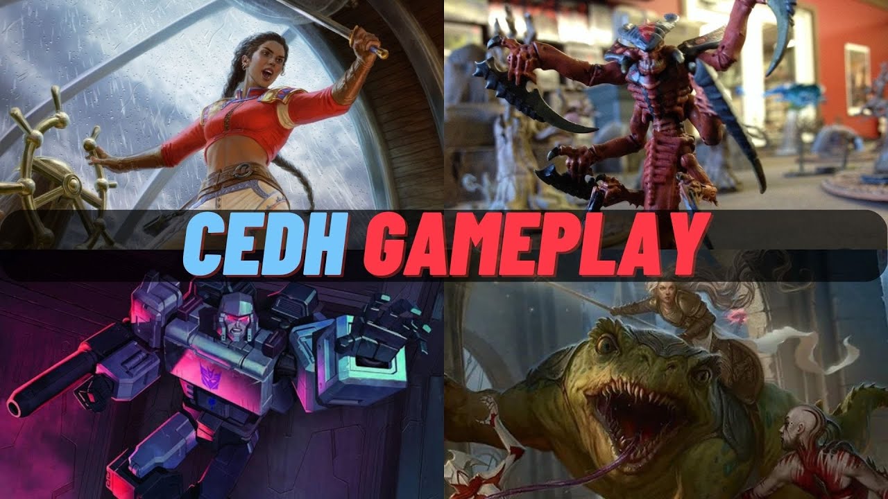 Sisay vs The gitrog monster and thalia vs Starcream vs The red terror cEDH gameplay thumbnail