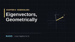 Eigenvectors — The Directions a Matrix Doesn't Turn (Ch.8)