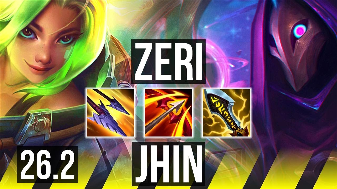 ZERI & Lulu vs JHIN & Neeko (ADC) | 60K damage | EUW Master | 26.2
