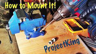 How to Control Your New Vice; DIY Bench Vise