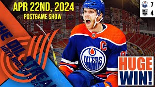 Oilers Defeat Kings 7-4 - The Oil Stream Postgame Show - 04-22-24