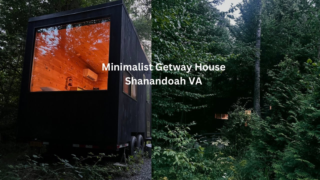 Minimalist Getaway House Shenandoah VA | Nature Brings You Peace. 