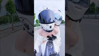 Can I steal my brother's heart instead of his copywriting today? #FemaleRider#locomotive#motophotogr