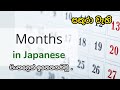 The Months of the year in Japanese | learn Japanese in sinhala | ජපන්බසින් මාස උගනිමු. Sakura wehi