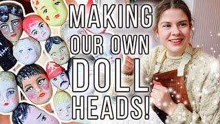 We Make Porcelain Doll Faces from Victorian Mudlarking Finds!