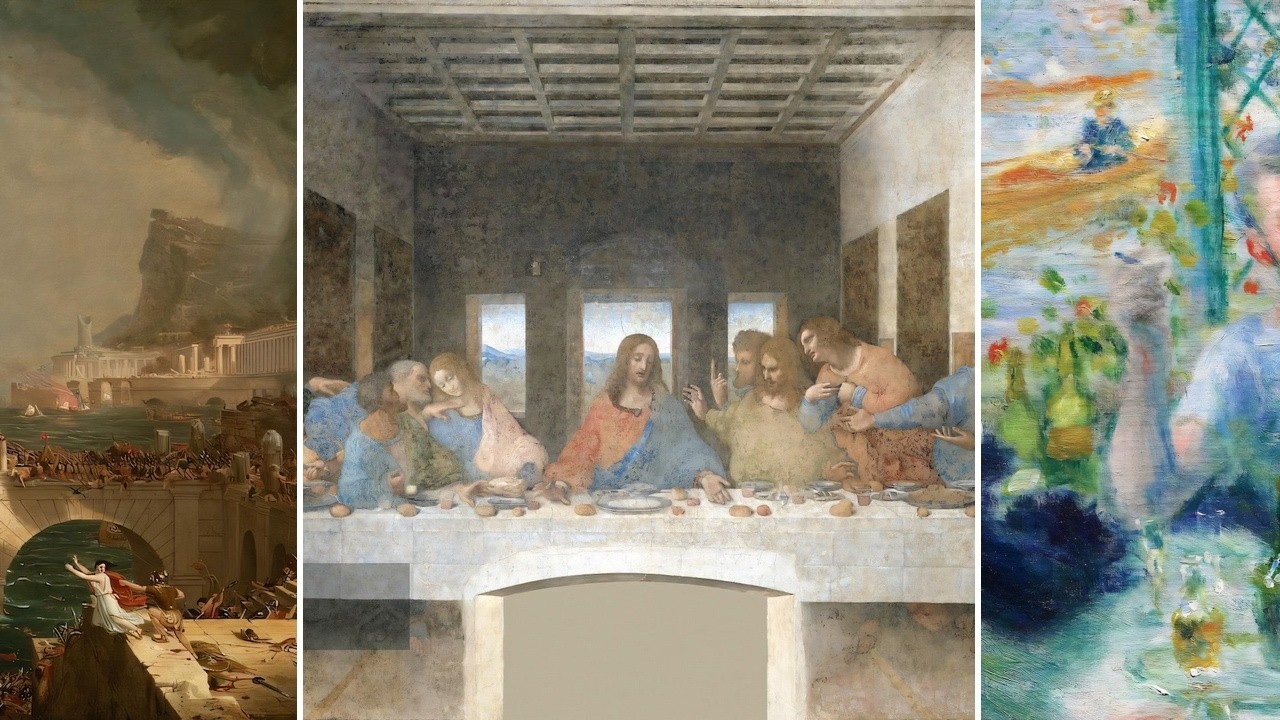 Masterpieces TV — Silent Art Gallery · August 13 Night | da Vinci · The Last Supper & others