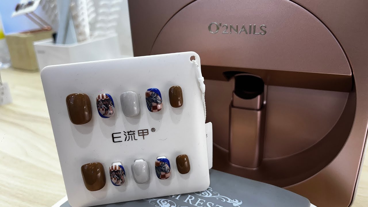 O2 Nails - Nail Printers for Custom Nail Art - Canton Fair 2024 - YouTube