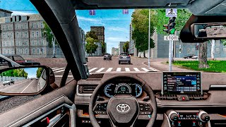 City Car Driving - Toyota RAV4 Prime 2021 [Steering wheel gameplay] screenshot 3