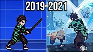 Demon Slayer Games Evolution 2019-2021