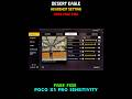 Desert Eagle One Tap Headshot Trick 😱  Free Fire Max Pro Settings 2025 #shorts #freefireindia