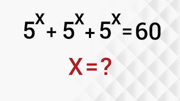 France l can you solve? l Olympiad Maths Exponential Problem