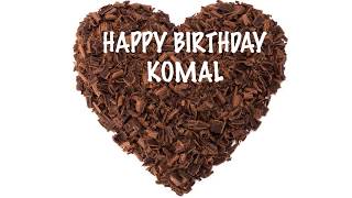 Komal birthday wishes - Chocolate - Happy Birthday KOMAL