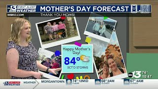 Gusty showers and storms possible tomorrow