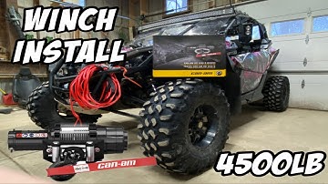 2019 Can Am Maverick X3 4500 Pound Winch Install