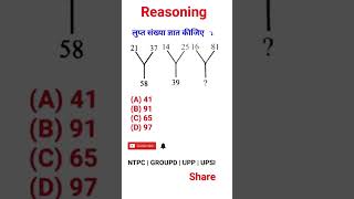 REASONING SSC UPP RPF SI NTPC GROUP D TECHNICIAN ALP #ssccgl #sscexam #rrbs #reasoning #ntpcrrb