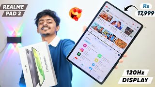 Realme Pad 2 Unboxing And Review Wifi+4G Sim-120Hz Biggest Display-Gaming Chipset 🔥 screenshot 2