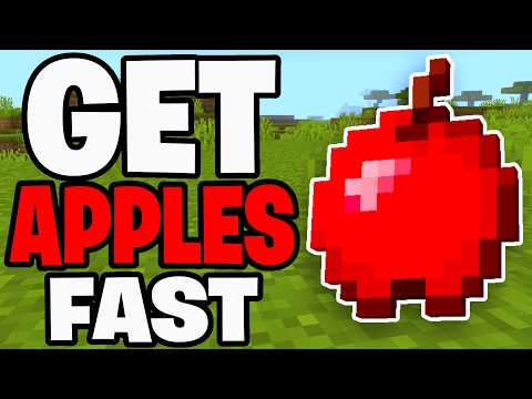 How To Get Apples In Minecraft! - Java & Bedrock