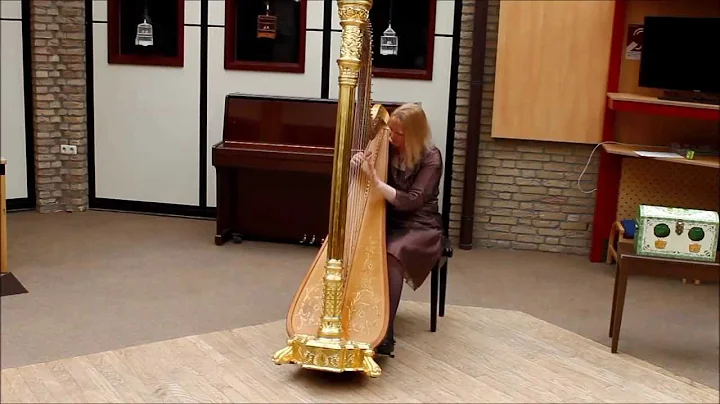 harpist Regina Ederveen plays Amazing Grace arranged by Frank Voltz