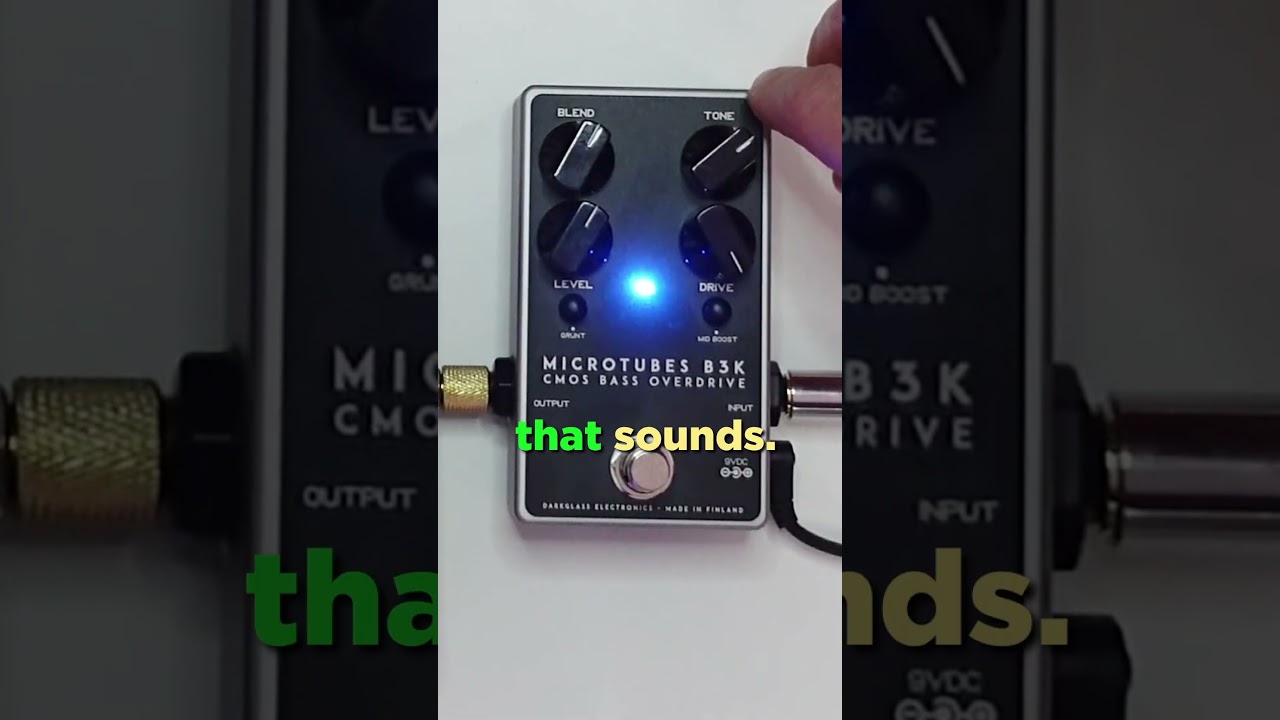 Darkglass B3K + Rickenbacker = BEST demo for the overdrive fans! 