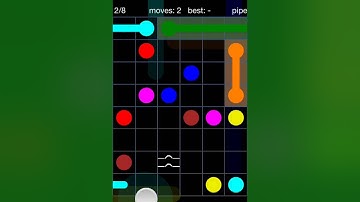 Flow Free Bridges Challenge Pack 8x8 Level 3 Walkthrough