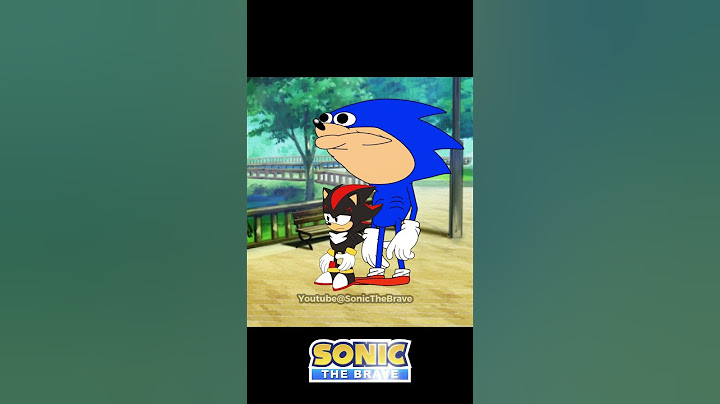 SHIN SONIC EATS KNUCKLES & SHADOW #shinsonic #sonictapes