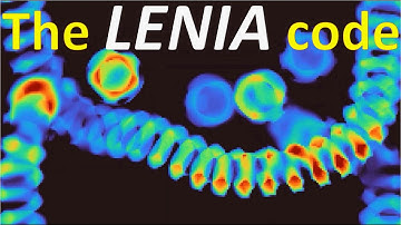 The LENIA Universe - Run the code yourself ! Its easy !!