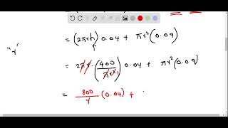 Calculus AB  Optimization   Minimize production cost
