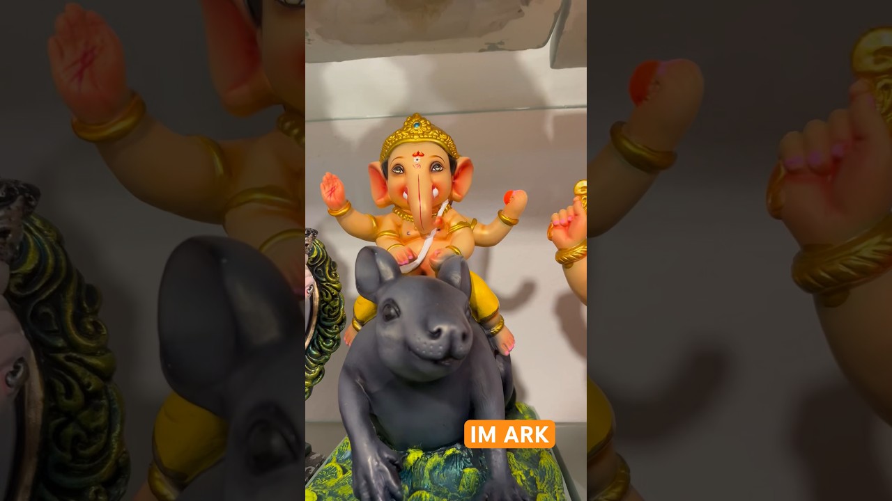 Ganpati Bappa Morya 🙏 | Small Ganesh Idol |  Bhauraya Arts Solapur 