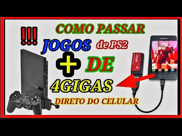 É possivel passar jogos de ps2 para pendrive no celular? E como