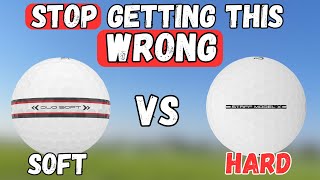 DON'T Play THIS Golf BALL if YOU HAVE a SLOWER Swing SPEED!! HARD v SOFT Golf BALL screenshot 3