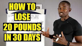 3 Simple Habits to Help You Lose 20 Pounds in 30 Days