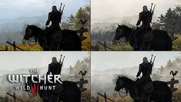 The Witcher 3 Lighting Mods Comparison Animations/Cutscenes | Vanilla vs IL vs IL+DFLIAQ vs PLMU 7.0