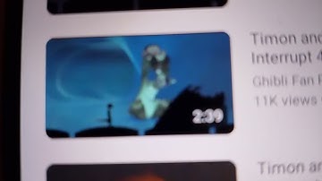 Timon and Pumbaa Interrupt 4 Ice Age