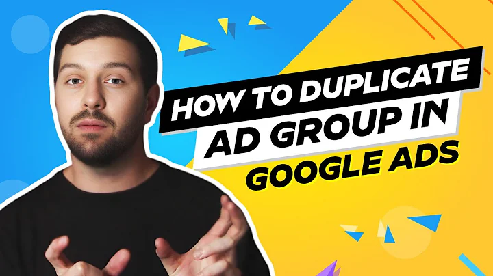 How To Duplicate Ad Group In Google Ads