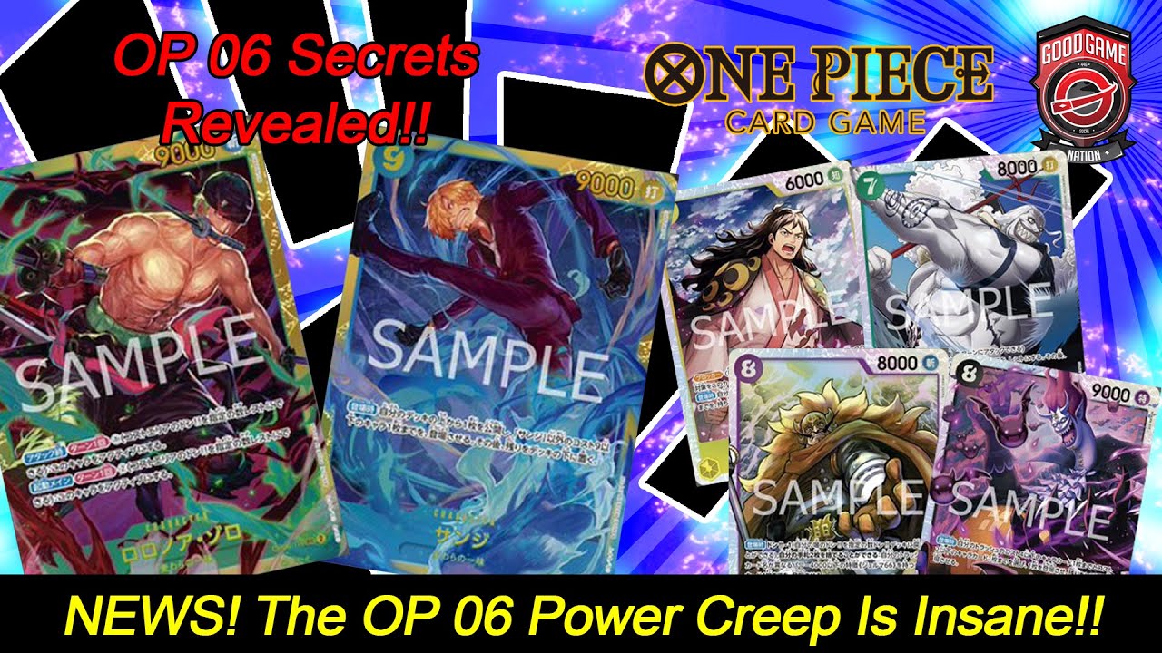 One Piece TCG - News!! OP06 Zoro and Sanji  Secret Rare Effects Revealed!!