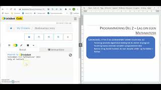 Programmering i Python Del 2 - 3a: Oppgave - Mathmatizer