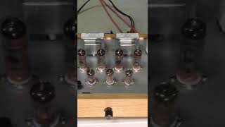 handmade EL84 pp amp, testing on Bluetooth function