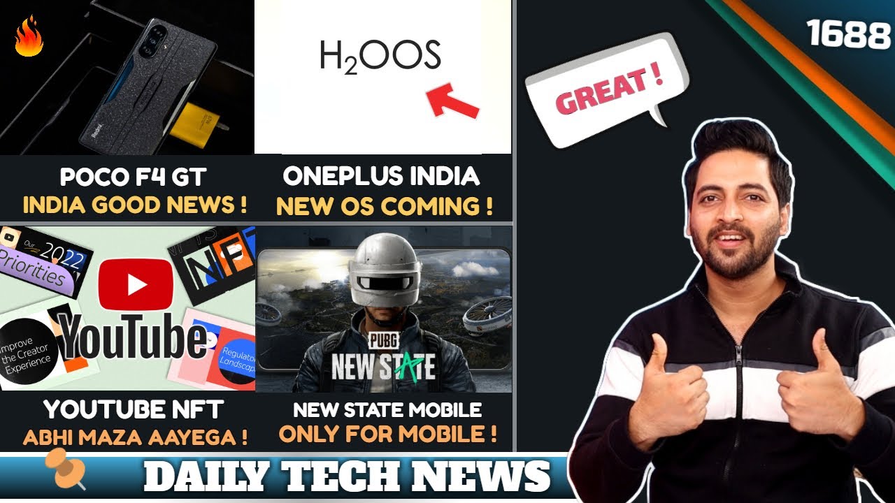 POCO F4 GT India Launch,Oneplus New OS Coming,YouTube NFT Coming 😍,Crypto Bill 2022 India,AppleGame