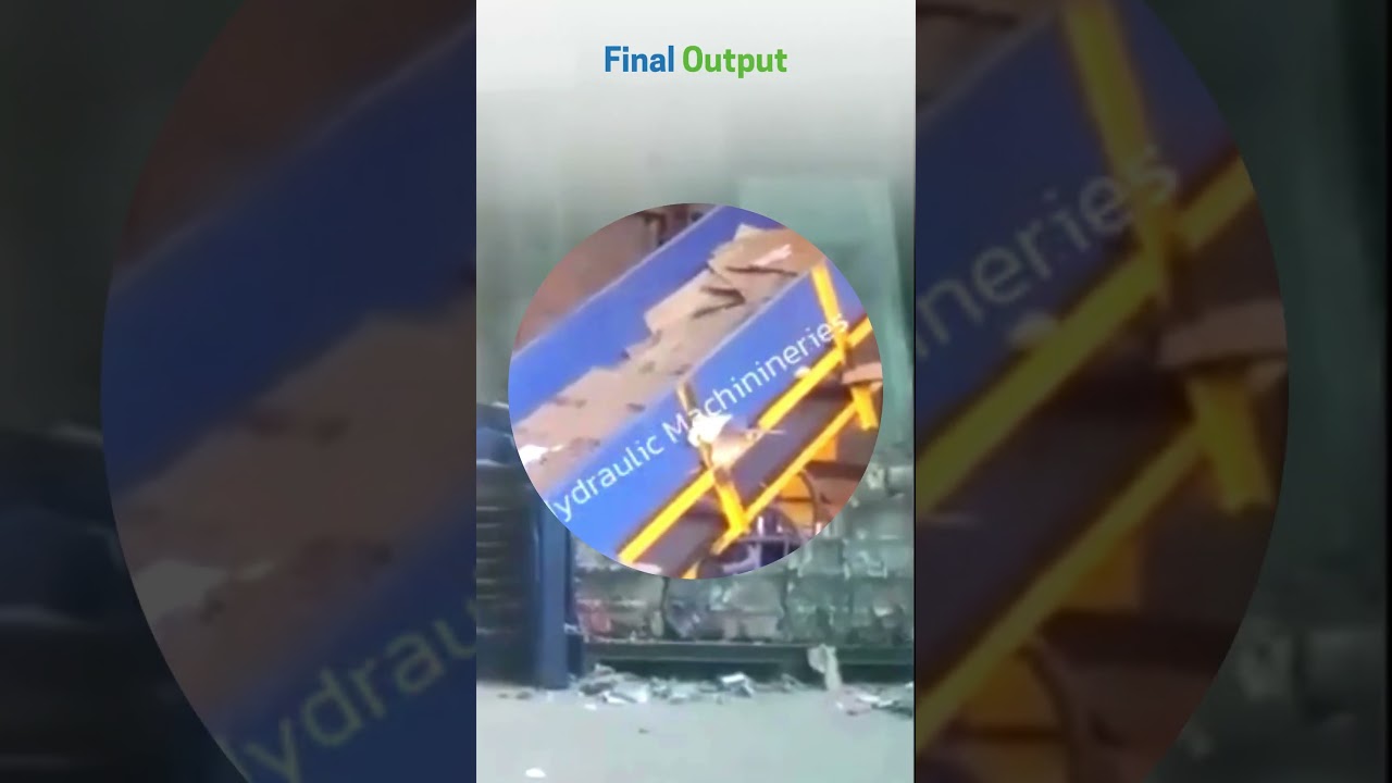 Easy your scrap management with Top Force Auto Tie Baler.