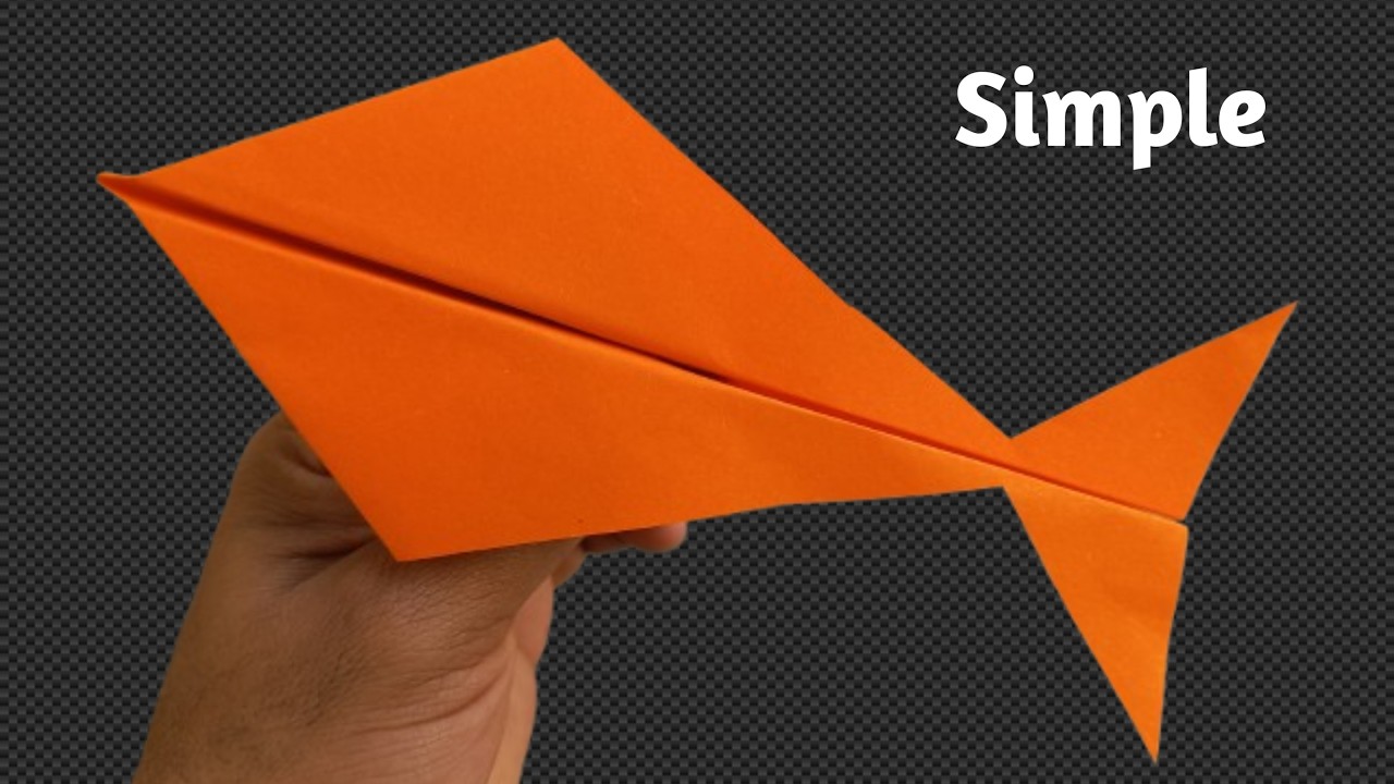 How to Make a Paper Airplane That Flies Far | Fish Style Design