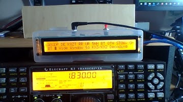 KX 2nd L👀K with Elecraft K3.