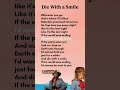 Die With A Smile F T Lady Gaga Bruno Mars Lyrics Lady Gaga Trend Die With A Smile F T Lady Gaga Bruno Mars Lyrics Lady Gaga Trend