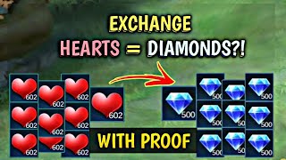 EXCHANGE HEARTS TO DIAMONDS! | FREE SKINS AND DIAS 2021 screenshot 4