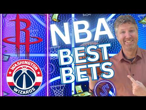 Video Rockets vs Wizards Predictions and Best Bets! | BEST NBA Picks for Monday