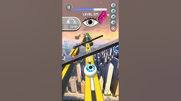 Eye ball runs in level 371 going balls #shorts #goingballs #youtubeshorts #viralshort