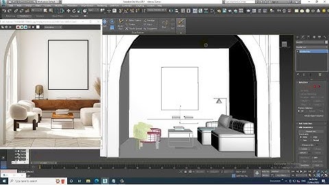 3DsMax Tutorials, Learn 3D Modeling an Interior from Scratch in 3dsmax ( Part 3)